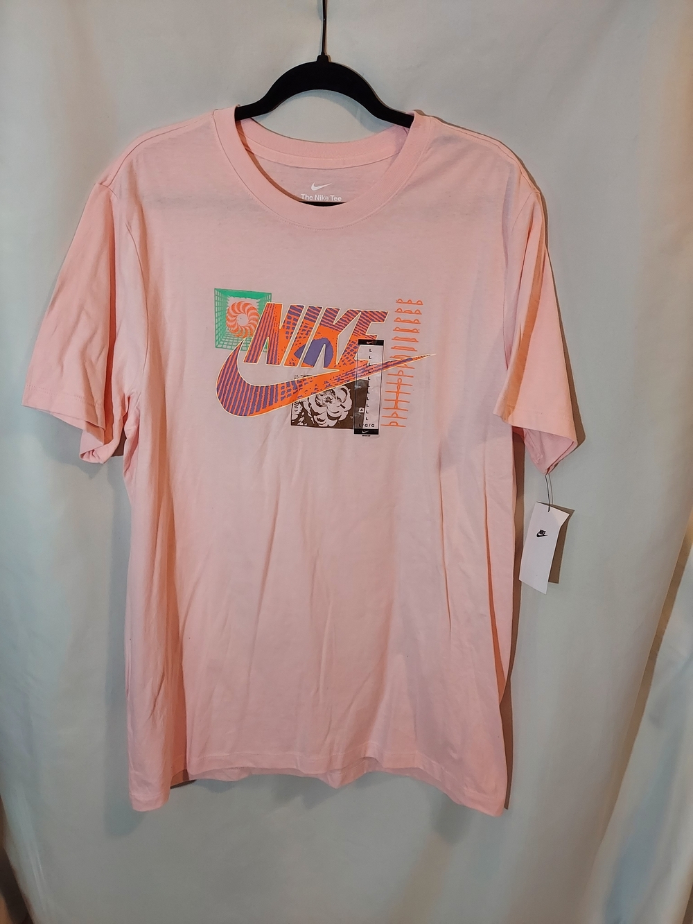 Nike Pink Graphic Swoosh Tee